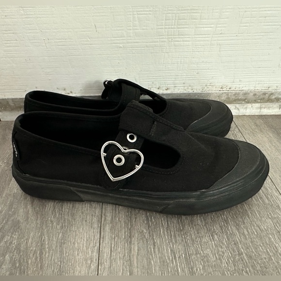 Shoes | Vans Mary Jane With Heart Buckle | Poshmark